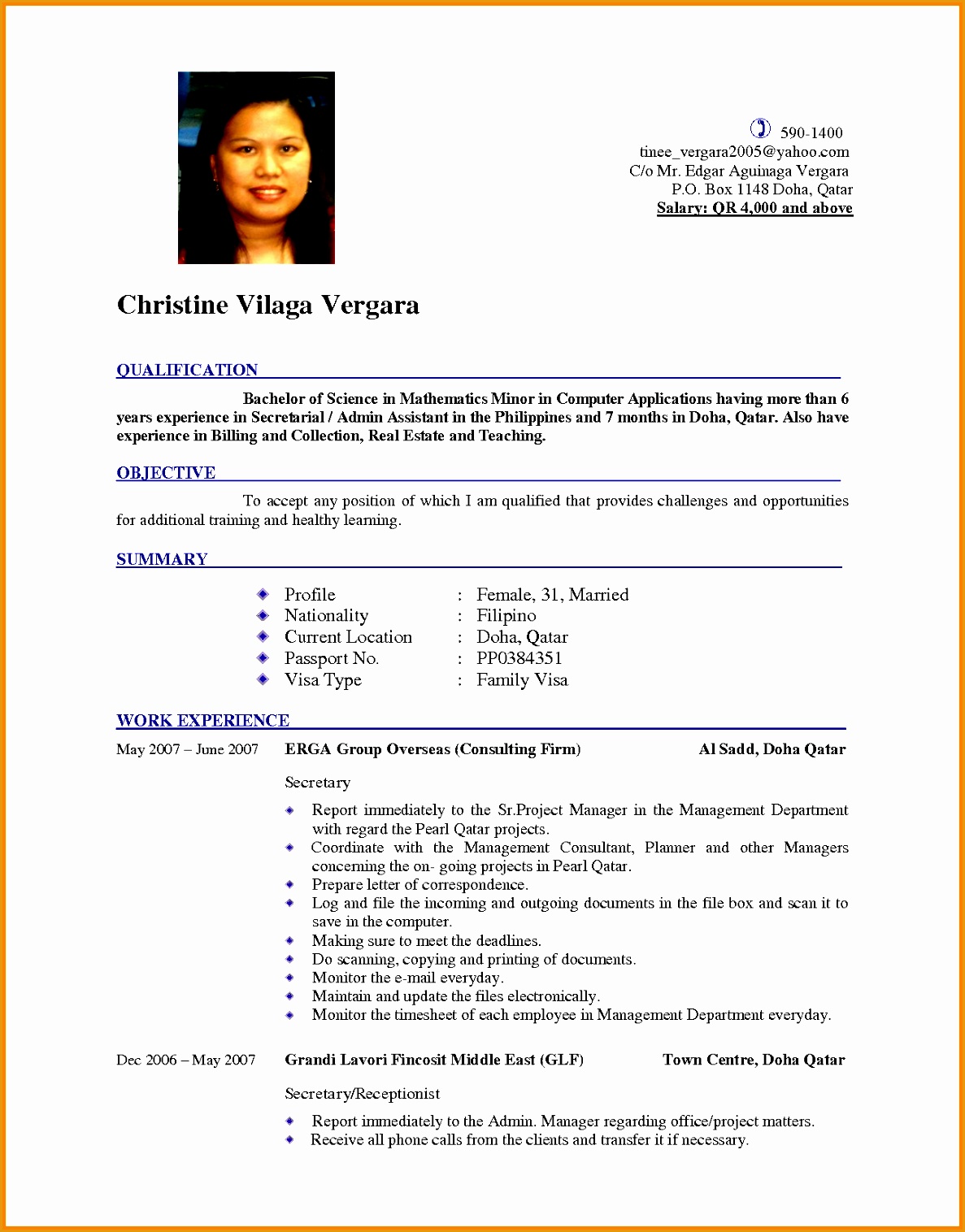 latest updated resume format15161187