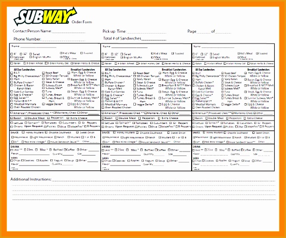 4 subway order form482579