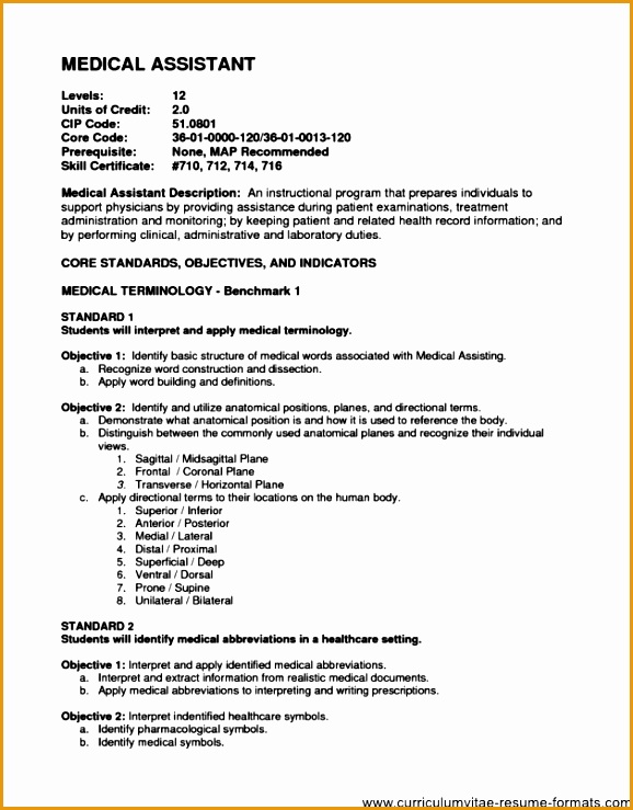 medical office assistant resume objective739578