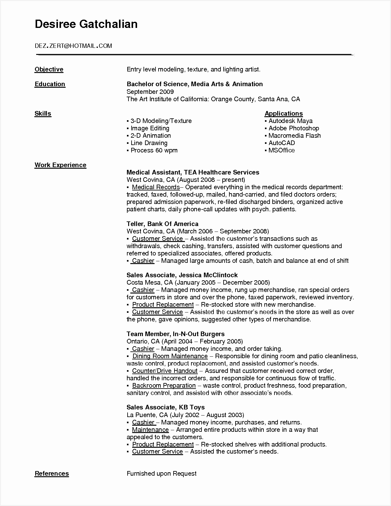 Awesome Resume Templates for Medical assistant Sample Resume for16501275
