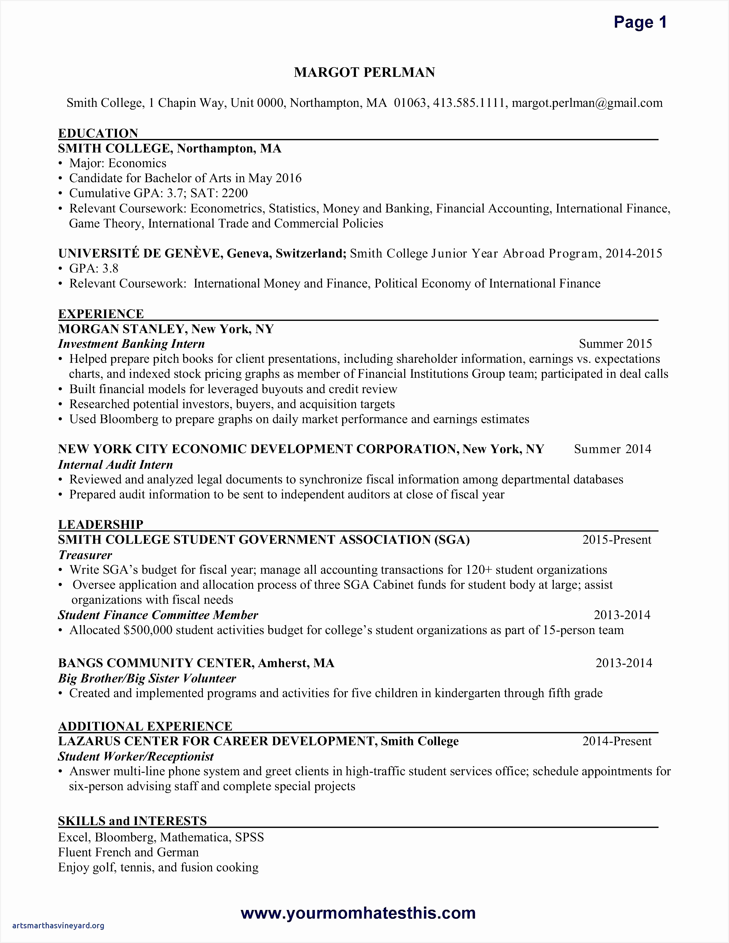 20 Retail Resume No Experience Elegant How to Write Resume for Internship with No Experience30802380
