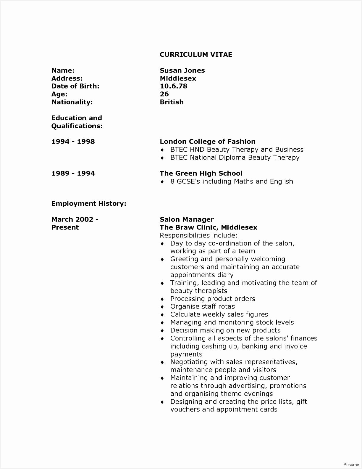 Teacher Resume Template Inspirational Examples Resumes Ecologist Resume 0d Related Post15841224