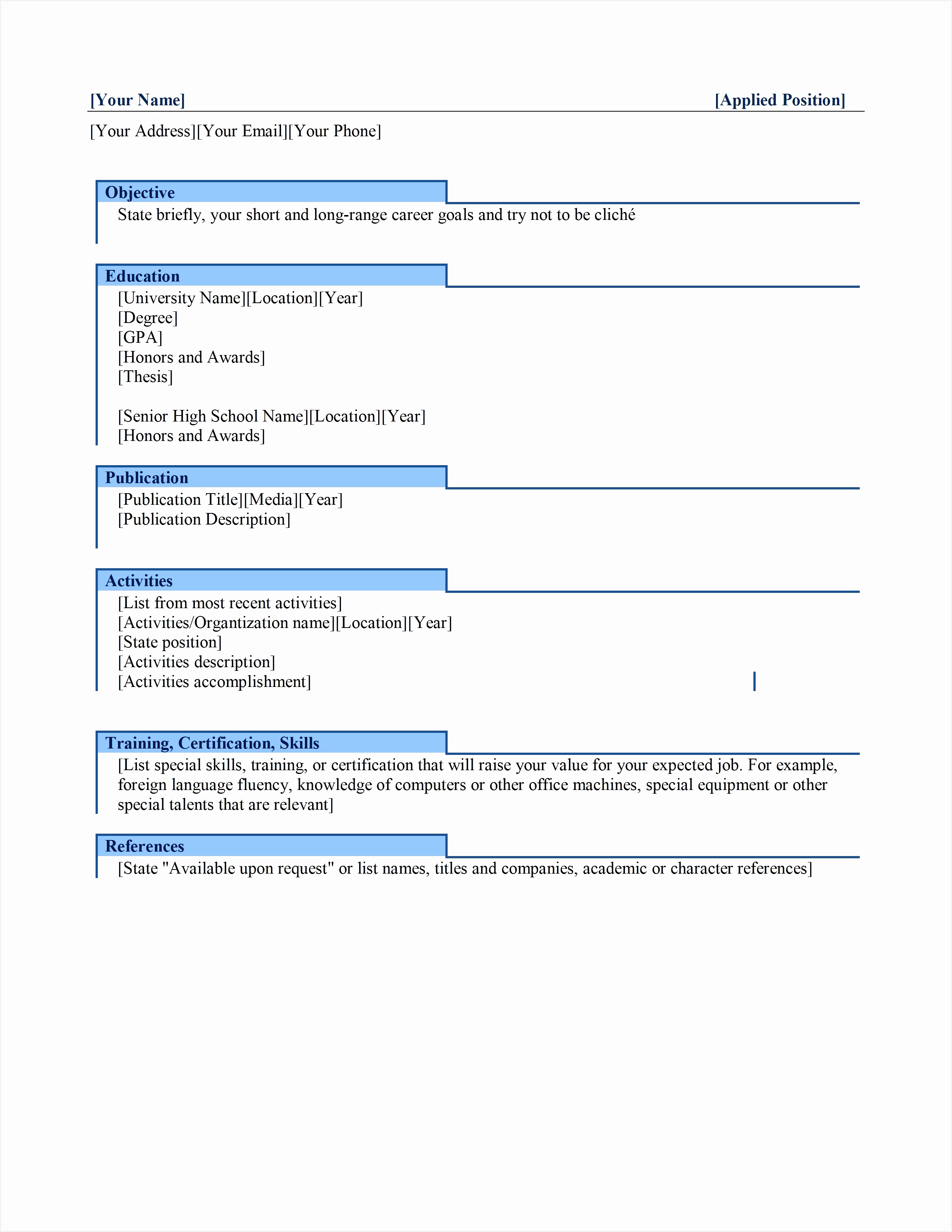resume top 10 resume templates word 2010 good format in the world33002550