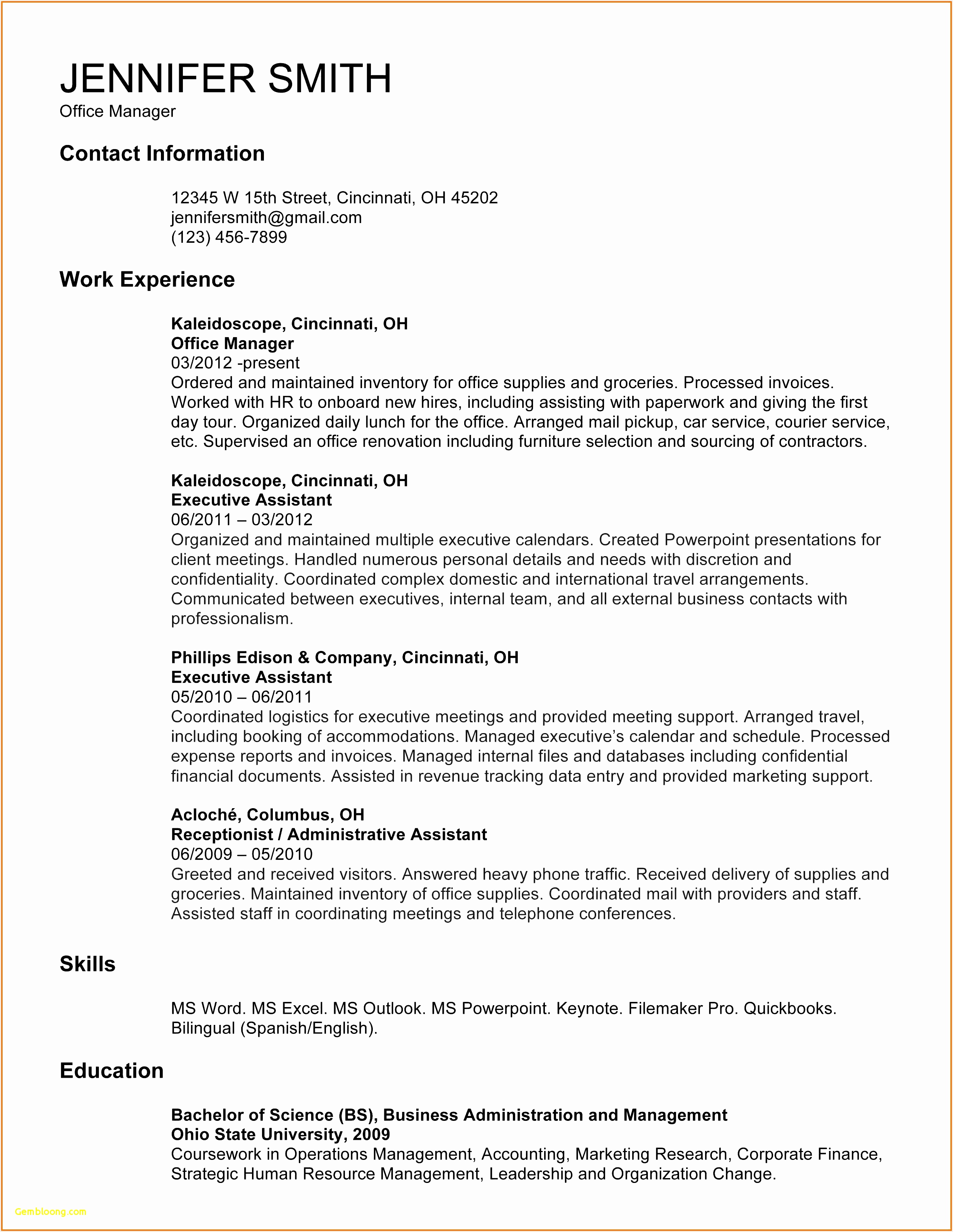 Fashion Resume Templates Free Download Administrative assistant Resume Template Od Specialist Cover33142564