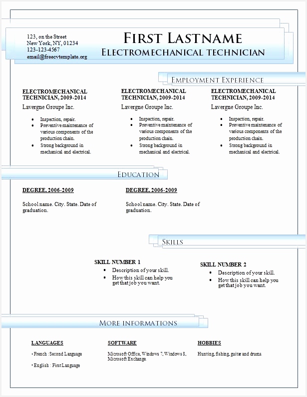 resume templates microsoft word794615