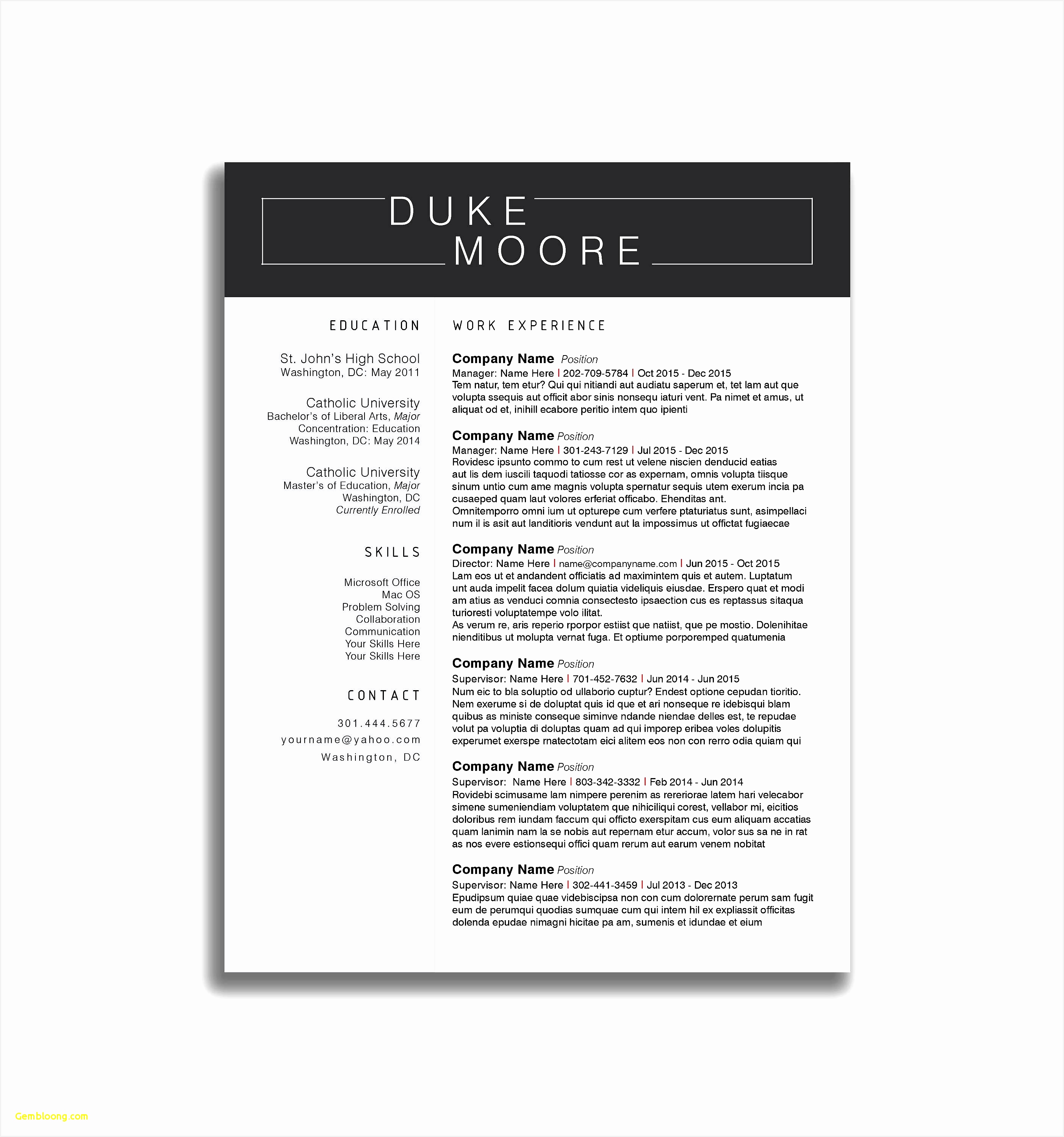 Professional Resume Template Free New Legal Resume Template Word Free Download Resume Writing Examples30002808