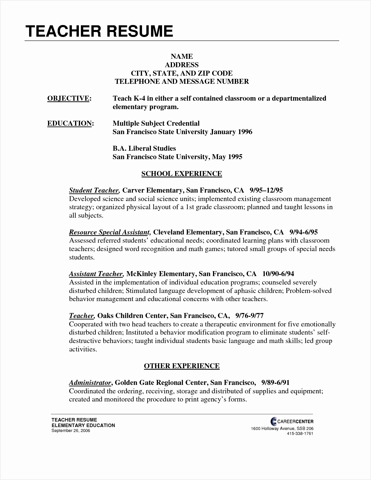 free free sample resume for kindergarten teacher remarkable resume sample teacher elementary in kindergarten16501275