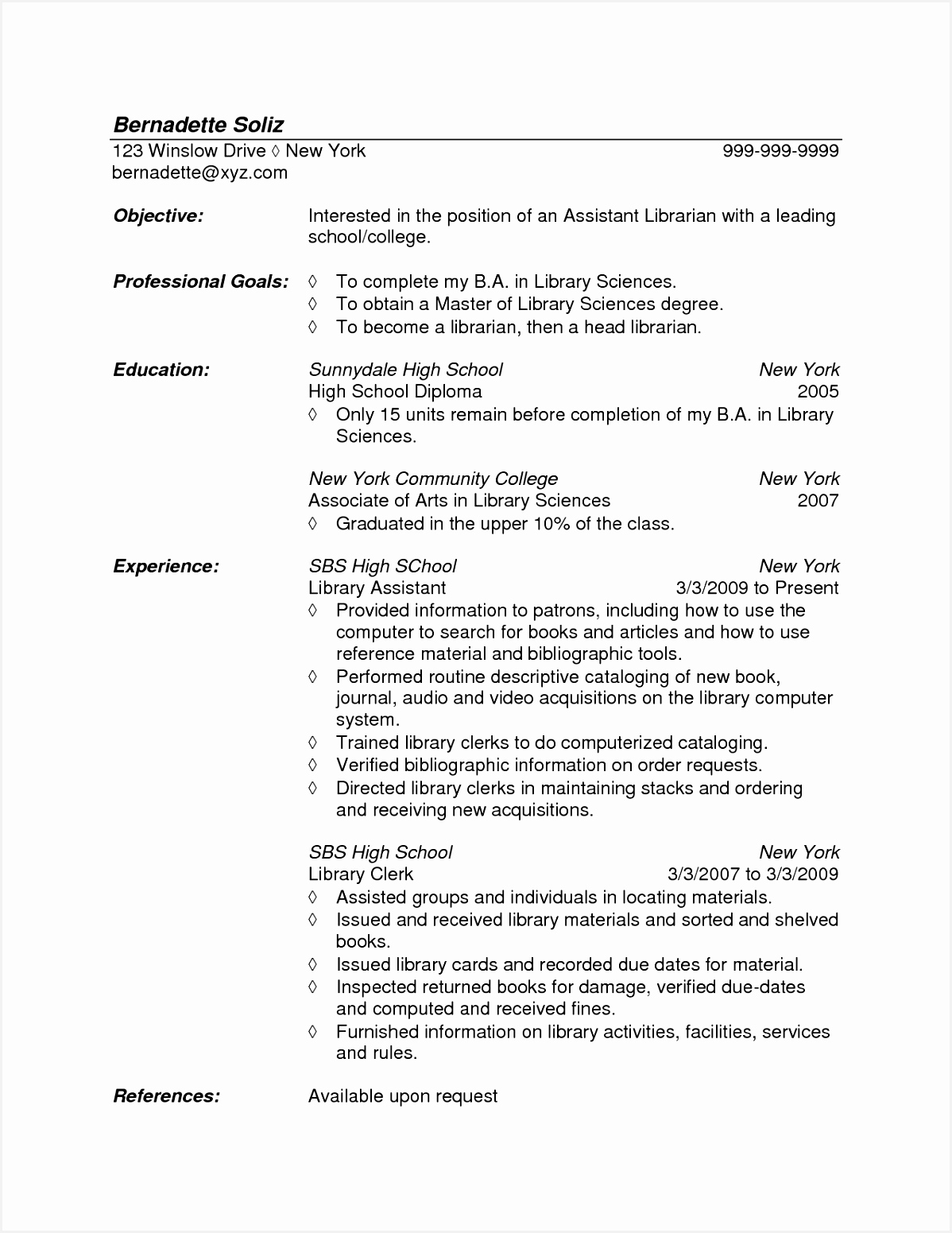 Best solutions Resume Objective Examples Library assistant Resume Ixiplay Free Also Library Clerk Sample Resume15511198