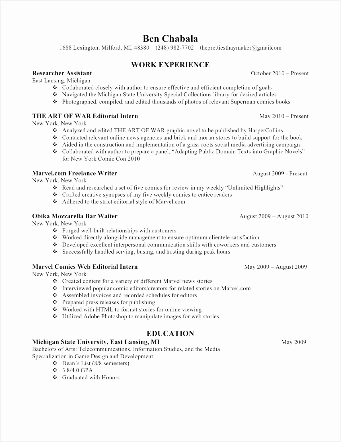 It Resume Example New Best Examples Resumes Ecologist 0d Director Waiter Cv Objective Sample 15511198wGef