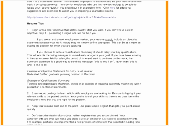 How to Create A Resume Best 21 Scanable Resume 4235647ckhn