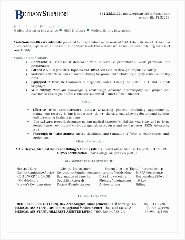 Free Collection Medical assistant Resume for Externship Resume Examples 0d Skills 934721ajggn