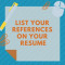Best 22+ Resume And References