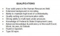 Free 6+ Good Qualification Summary For Resume