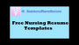 20+ Resume Template Nurse