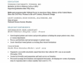 Job Resume Template College Student