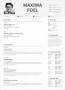 One Page Resume Template Word
