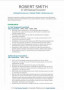 Self Employed Resume Template