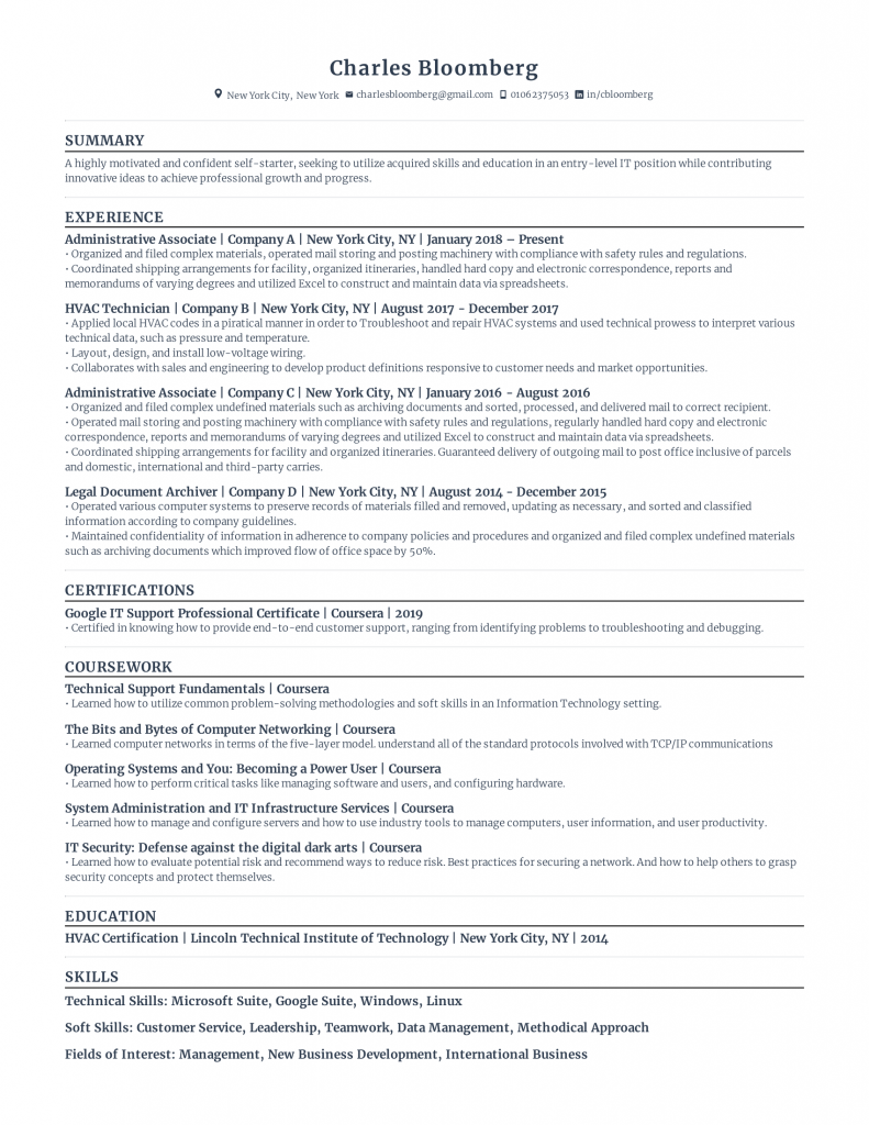 Best Font For Resume Ats Free Samples , Examples & Format Resume / Curruculum Vitae Free
