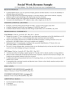 Social Work Resume Templates Free