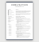 Experience Based Resume Template