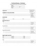 Resume Worksheet Template