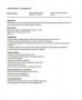 Hostess Resume No Experience