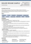 Welder Resume Sample